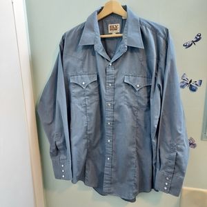 ELY cattleman vintage western shirt - size XL